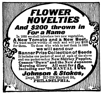 Johnson and Stokes, Garden and Forest Dec 29 1897, pg. ii