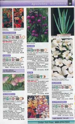 Thompson and Morgan 2001 catalogue, pg. 39