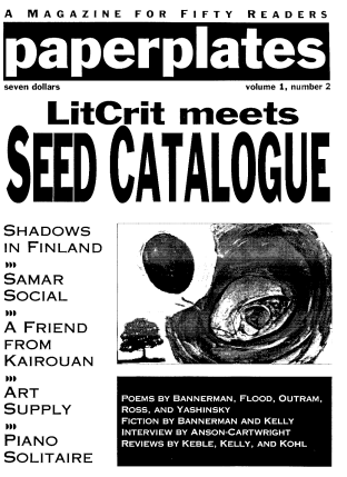 paperplates - a magazine for 50 readers; vol 1, number 2